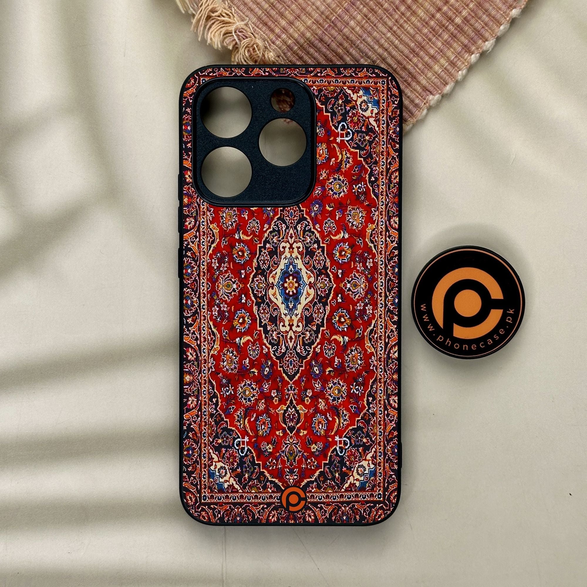Realme 15T - Persian Rug Design 2 - Premium Metal Printed Soft Bumper Shock Proof Case