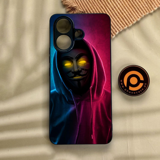 Vivo V60 Lite  - Anonymous 2.0 Design 2 - Premium Metal Printed Soft Bumper Shock Proof Case