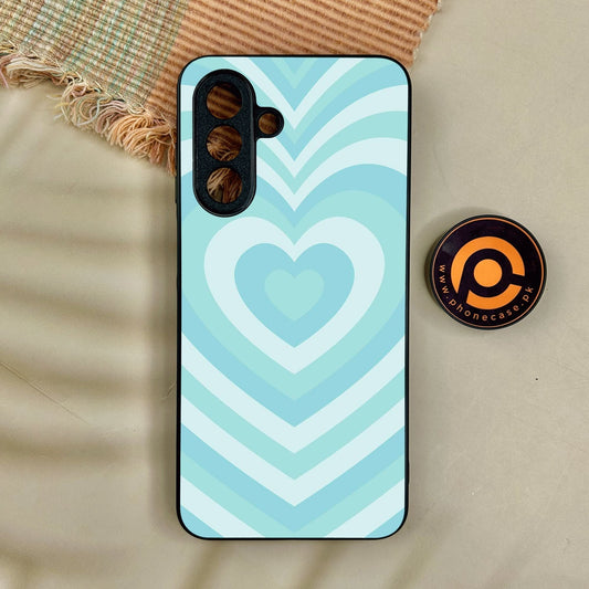 Samsung Galaxy A17 - Heartbeat Design 7 - Premium Metal Printed Soft Bumper Shock Proof Case