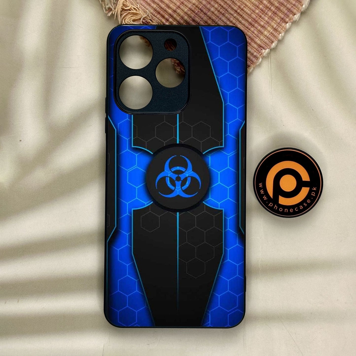 Realme Note 70 - Biohazard Design 1 - Premium Metal Printed Soft Bumper Shock Proof Case