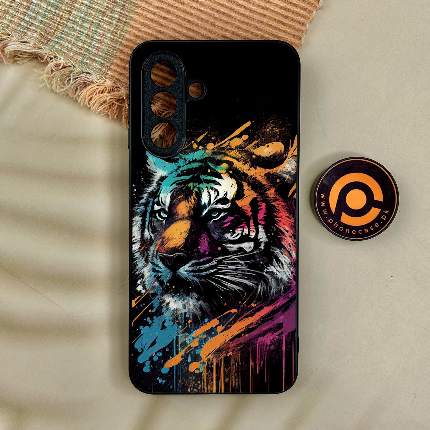 Samsung Galaxy A17 - Tiger 2.0 Design 9 - Premium Metal Printed Soft Bumper Shock Proof Case