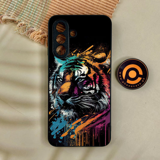 Samsung Galaxy A17 - Tiger 2.0 Design 9 - Premium Metal Printed Soft Bumper Shock Proof Case