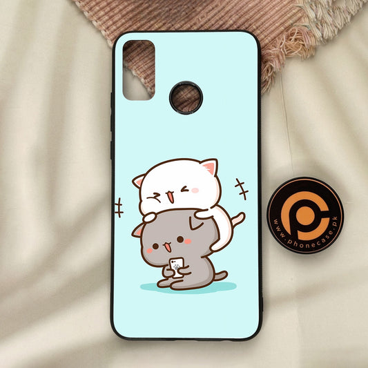 Honor 9X Lite - Cute Bubu Dudu Design 1 - Premium Metal Printed Soft Bumper Shock Proof Case