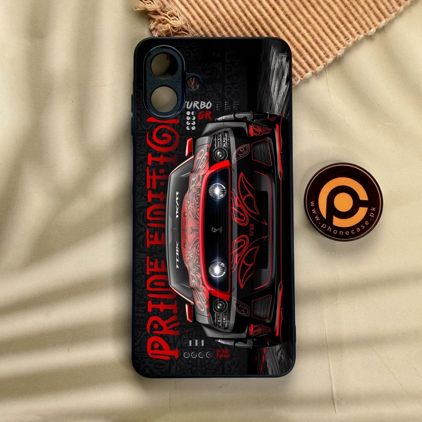 Samsung Galaxy A07 - Cobra X Racing Car - Premium Metal Printed Soft Bumper Shock Proof Case