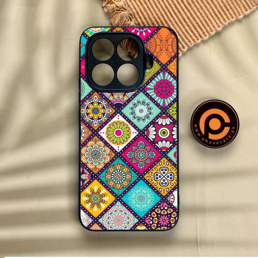 Xiaomi 15T Pro - Mandala Art Design - Premium Metal Printed Soft Bumper Shock Proof Case