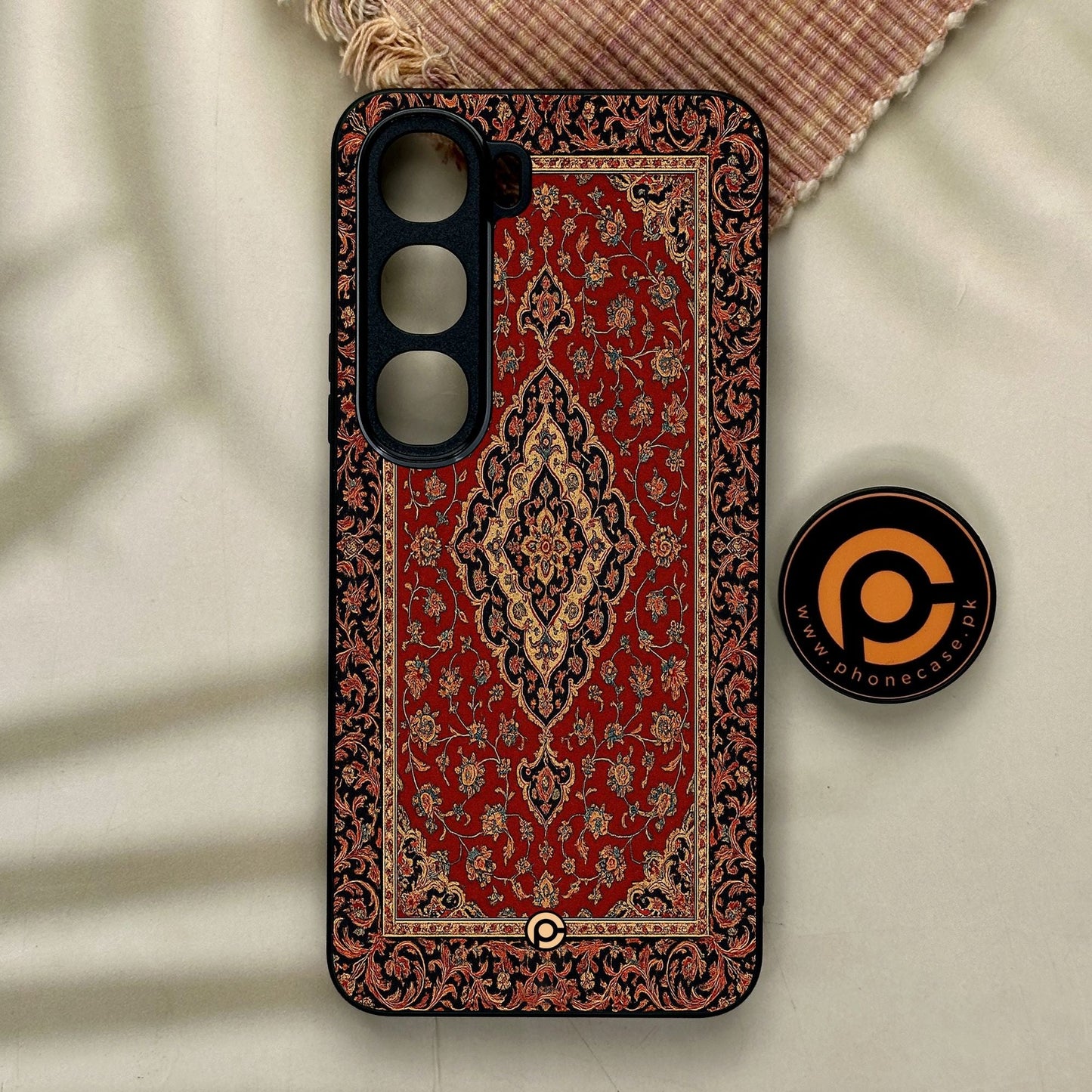 Vivo Y21d - Persian Rug Design 1 - Premium Metal Printed Soft Bumper Shock Proof Case