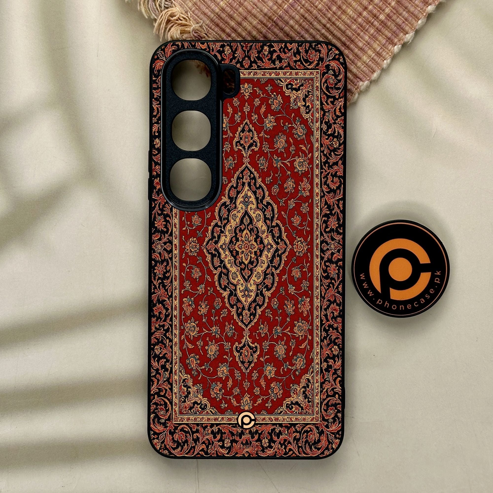 Vivo Y21d - Persian Rug Design 1 - Premium Metal Printed Soft Bumper Shock Proof Case