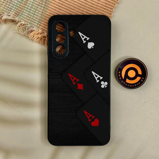 Samsung Galaxy A17 - Black Art Design 5 - Premium Metal Printed Soft Bumper Shock Proof Case