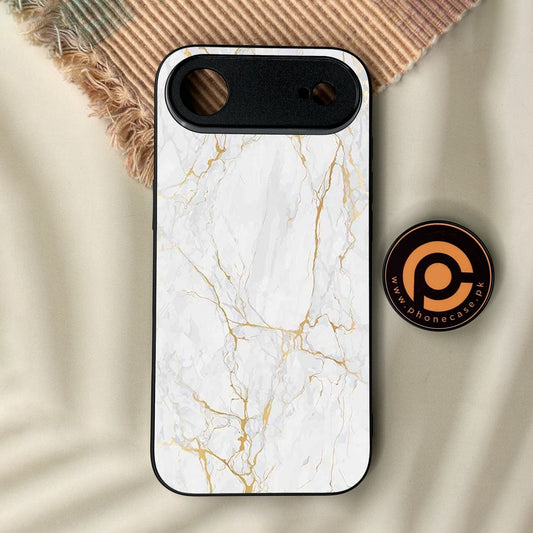 iPhone Air - White Design 8 - Premium Metal Printed Soft Bumper Shock Proof Case