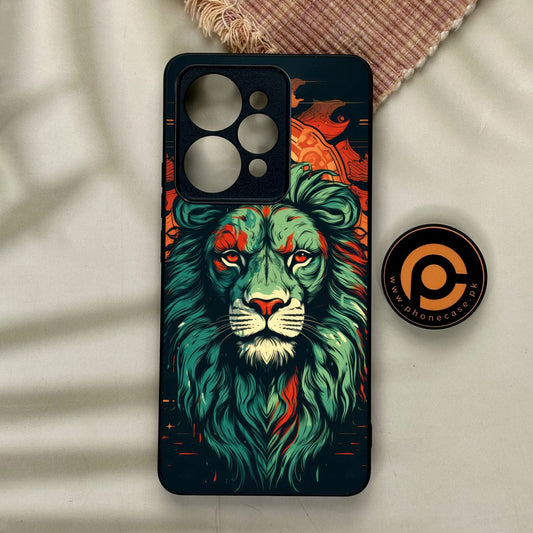 Realme 15 - Tiger 2.0 Design 2 - Premium Metal Printed Soft Bumper Shock Proof Case