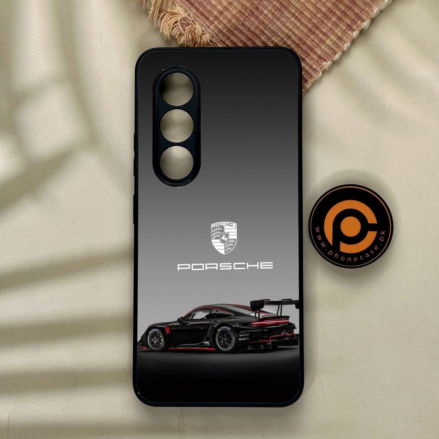 Itel S25 - Shadow Racer - Premium Metal Printed Soft Bumper Shock Proof Case