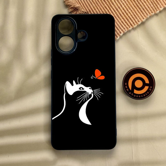 Vivo V60 Lite  - Minimalistic Design 3 - Premium Metal Printed Soft Bumper Shock Proof Case