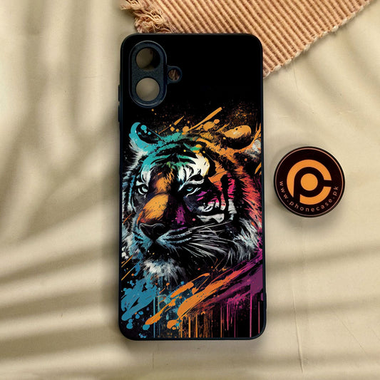 Samsung Galaxy A07 - Tiger 2.0 Design 9 - Premium Metal Printed Soft Bumper Shock Proof Case