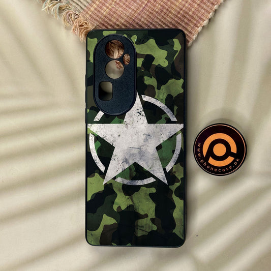 Oppo Reno 10 Pro Plus - Ndcom - Premium Metal Printed Soft Bumper Shock Proof Case