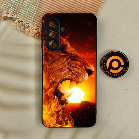 Samsung Galaxy A17 - Tiger Design 1 - Premium Metal Printed Soft Bumper Shock Proof Case