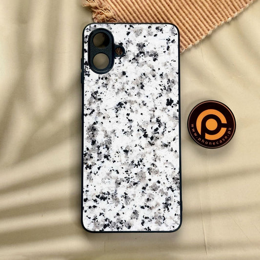 Samsung Galaxy A07 - White Design 9 - Premium Metal Printed Soft Bumper Shock Proof Case