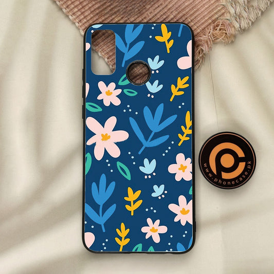 Honor 9X Lite - Colorful Flowers - Premium Metal Printed Soft Bumper Shock Proof Case