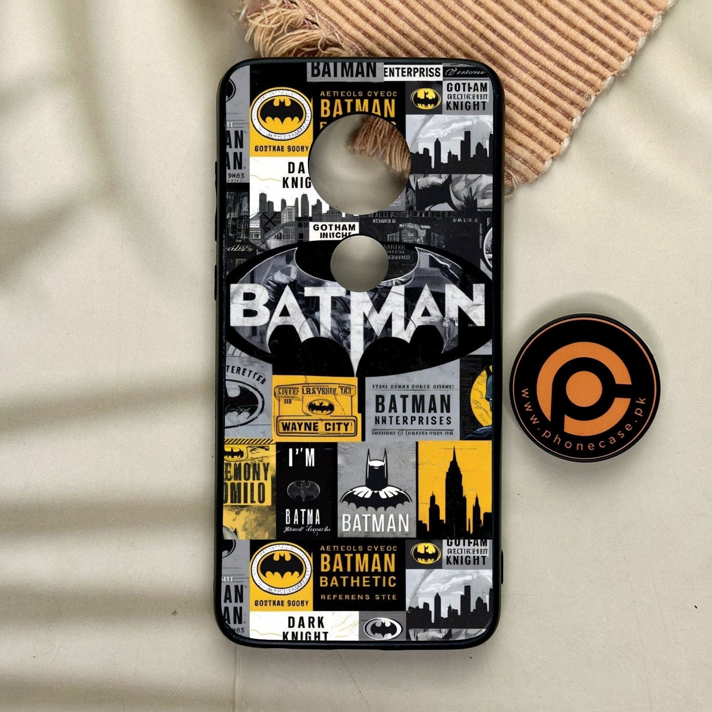 Motorola Moto G7 - The Gotham Collage - Premium Metal Printed Soft Bumper Shock Proof Case