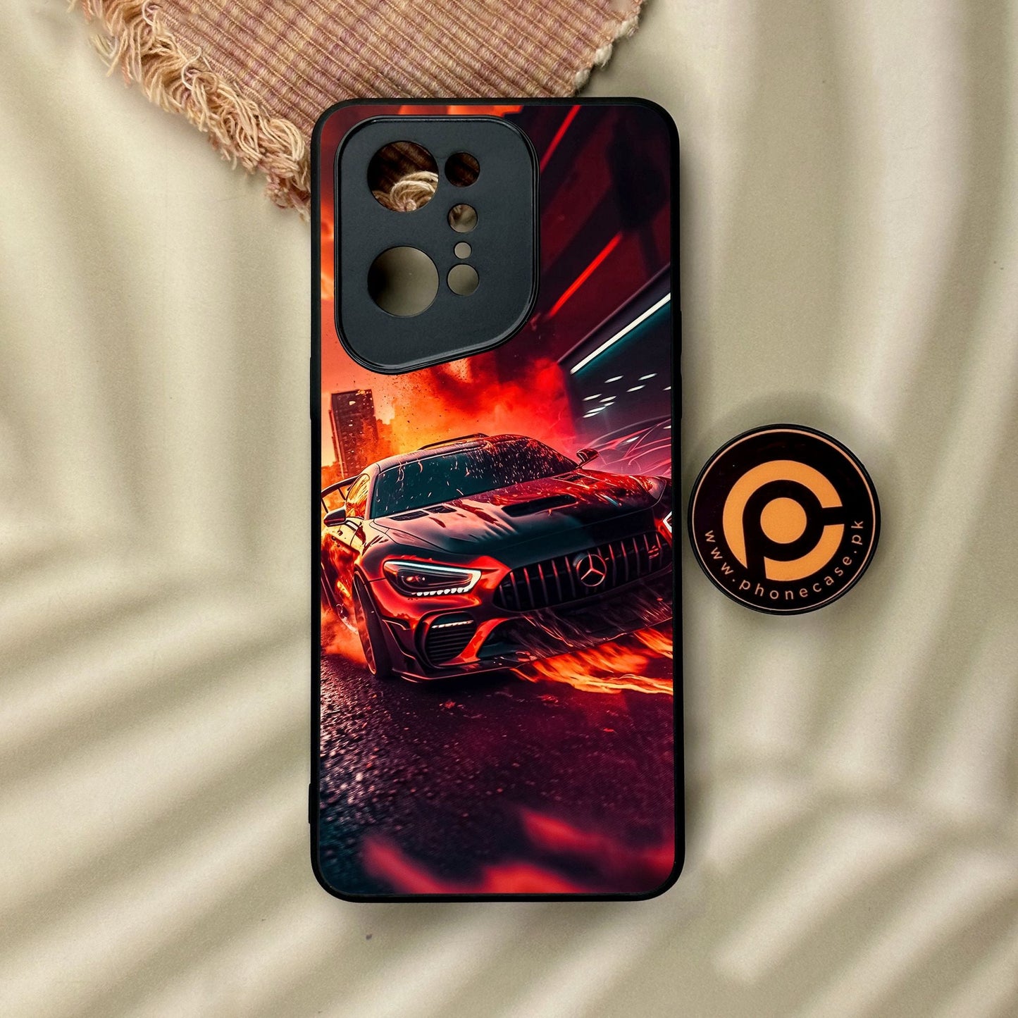 Oppo Find X5 Pro - Racing Design 3 - Premium Metal Printed Soft Bumper Shock Proof Case