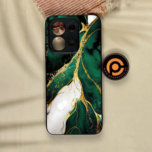 Xiaomi Redmi 15C - Liquid Marble Design 7 - Premium Metal Printed Soft Bumper Shock Proof Case