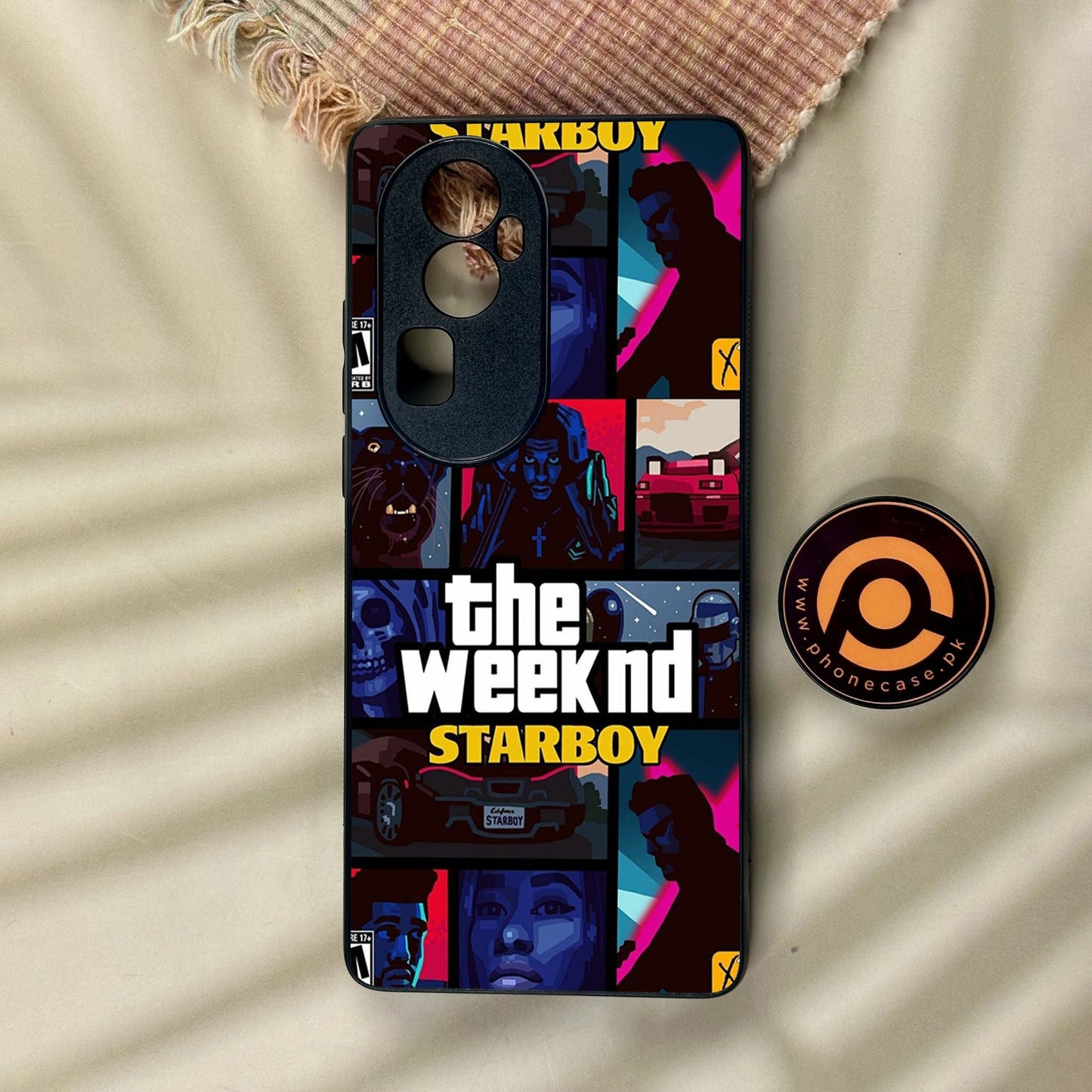 Oppo Reno 10 Pro Plus - The Weeknd Star Boy - Premium Metal Printed Soft Bumper Shock Proof Case