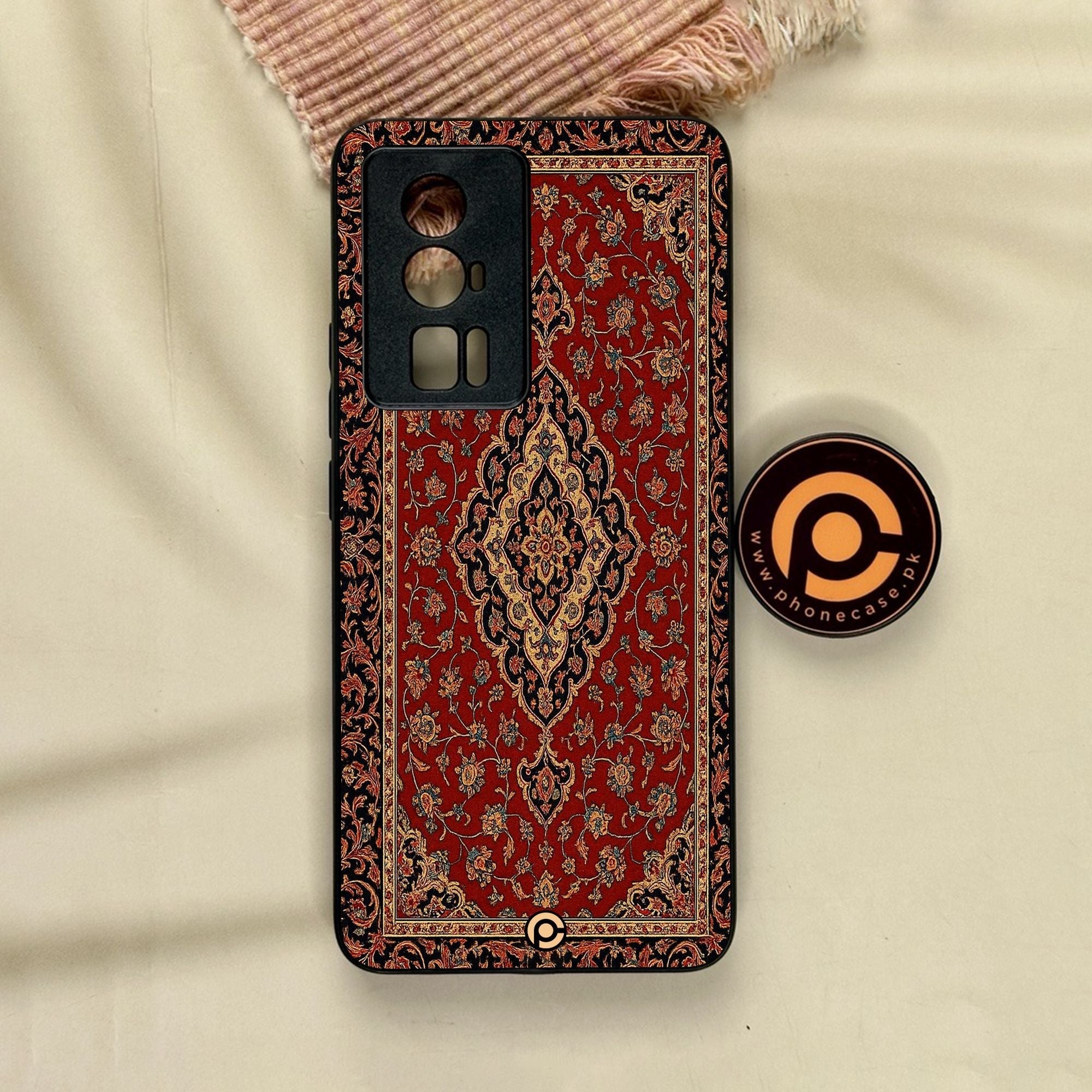 Xiaomi Poco F5 Pro - Persian Rug Design 1 - Premium Metal Printed Soft Bumper Shock Proof Case