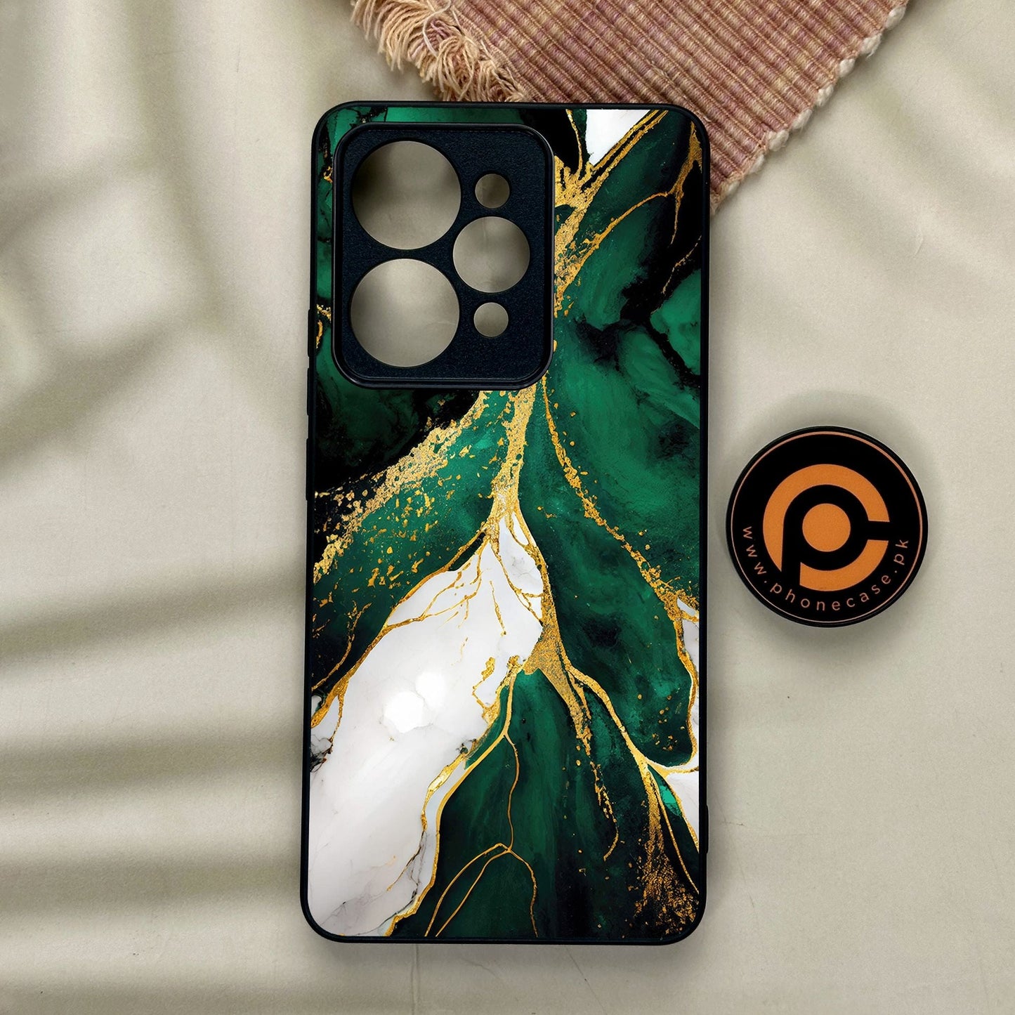 Realme 15 Pro - Liquid Marble Design 7 - Premium Metal Printed Soft Bumper Shock Proof Case
