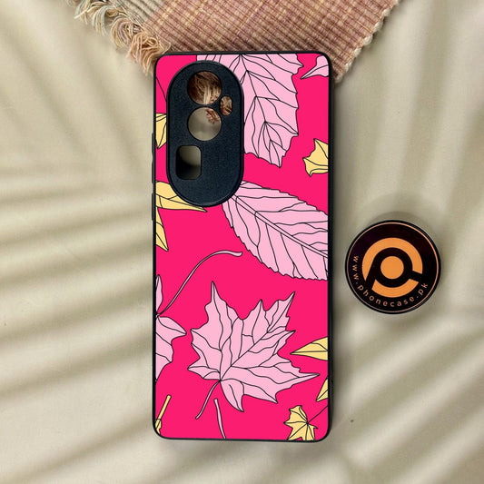 Oppo Reno 10 Pro Plus - Floral Series Design 6 - Premium Metal Printed Soft Bumper Shock Proof Case