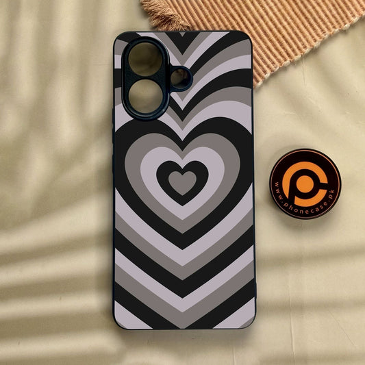 Vivo V60 Lite  - Heartbeat Design 1 - Premium Metal Printed Soft Bumper Shock Proof Case