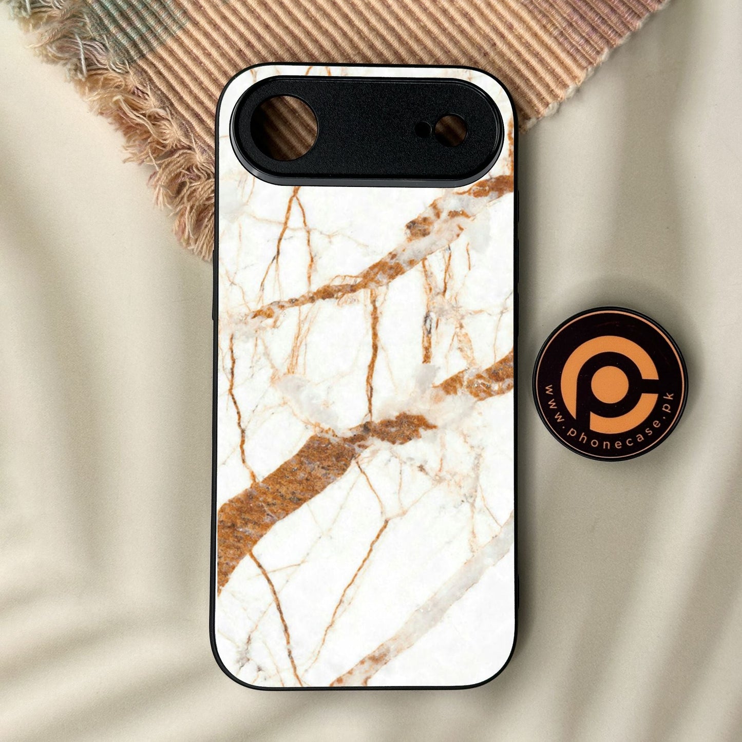 iPhone Air - White Design 4 - Premium Metal Printed Soft Bumper Shock Proof Case