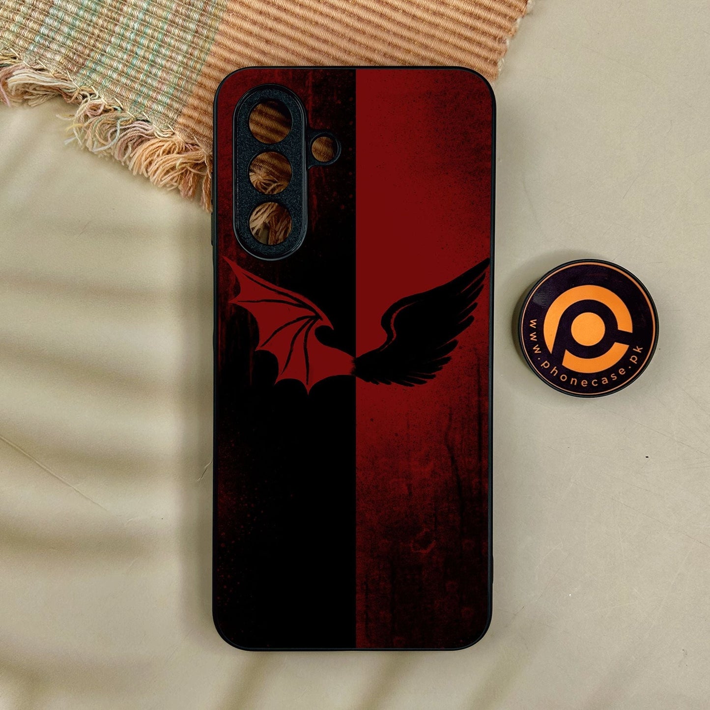 Samsung Galaxy A17 - Angel 2.0 Design 6 - Premium Metal Printed Soft Bumper Shock Proof Case