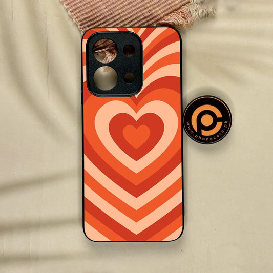 Xiaomi Redmi 15C - Heartbeat Design 9 - Premium Metal Printed Soft Bumper Shock Proof Case