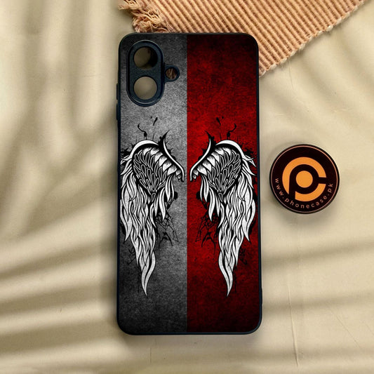Samsung Galaxy A07 - Angel Wings Design 2 - Premium Metal Printed Soft Bumper Shock Proof Case