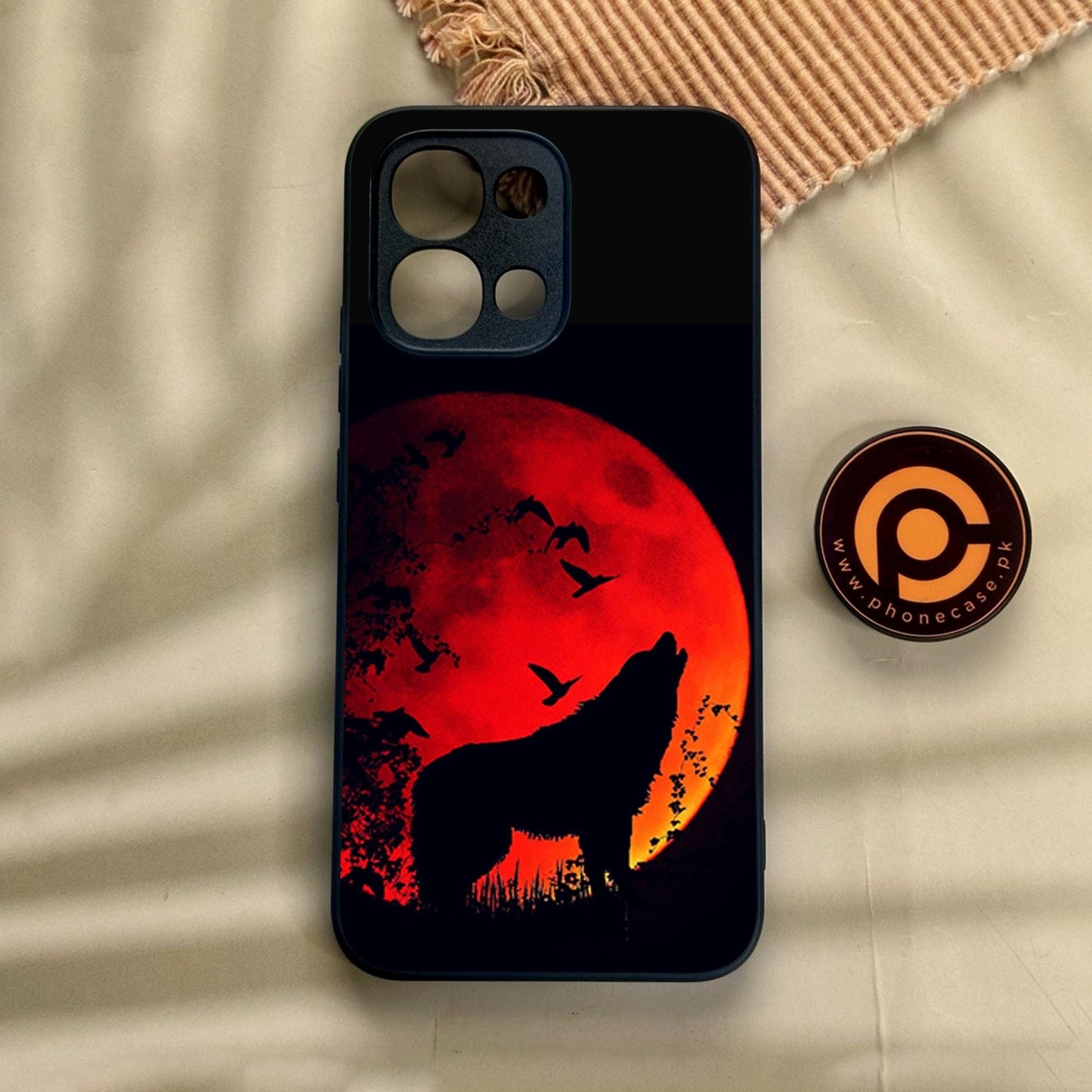 Oppo A6 Pro - Wolf Design 1 - Premium Metal Printed Soft Bumper Shock Proof Case