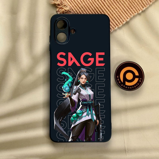 Samsung Galaxy A07 - Battle-Ready Design 3 - Premium Metal Printed Soft Bumper Shock Proof Case