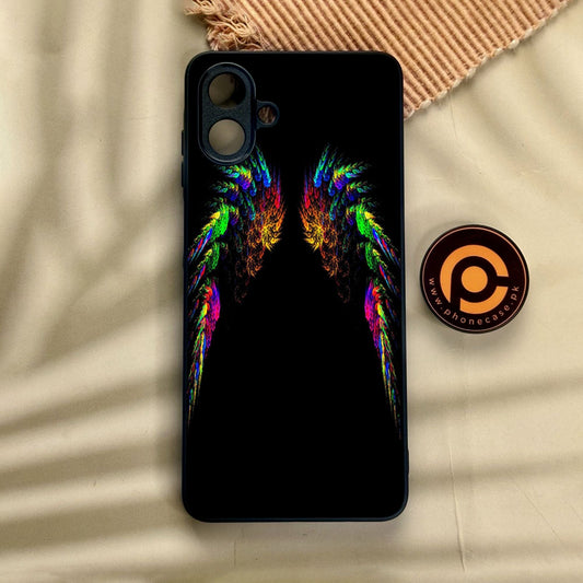 Samsung Galaxy A07 - Angel Wings Design 10 - Premium Metal Printed Soft Bumper Shock Proof Case