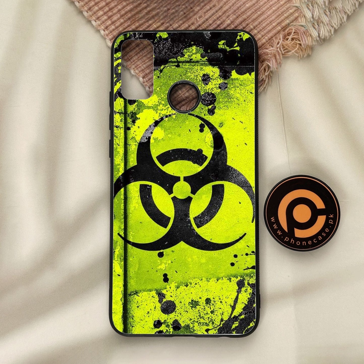 Honor 9X Lite - Biohazard Design 9 - Premium Metal Printed Soft Bumper Shock Proof Case