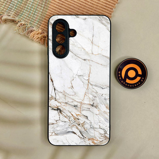 Samsung Galaxy A17 - White Design 6 - Premium Metal Printed Soft Bumper Shock Proof Case