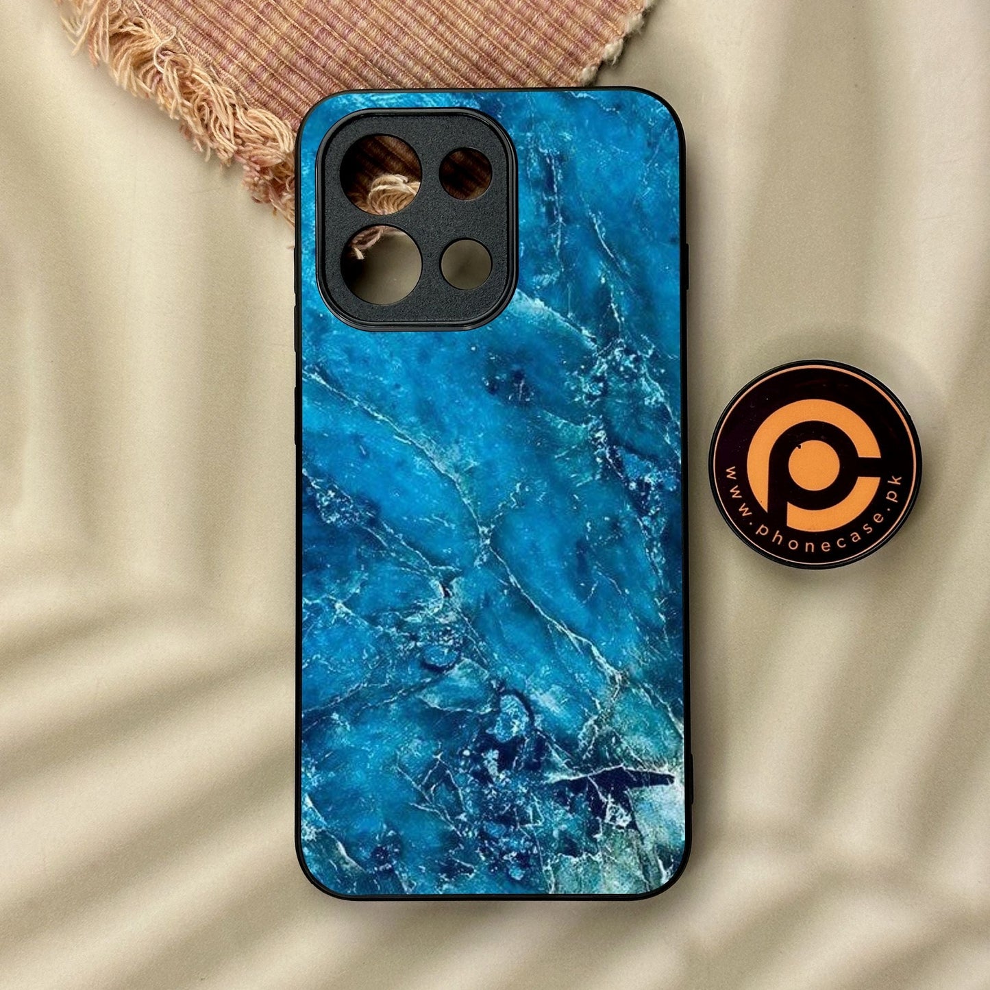 OnePlus 13T - Blue 2.0 Design 3 - Premium Metal Printed Soft Bumper Shock Proof Case