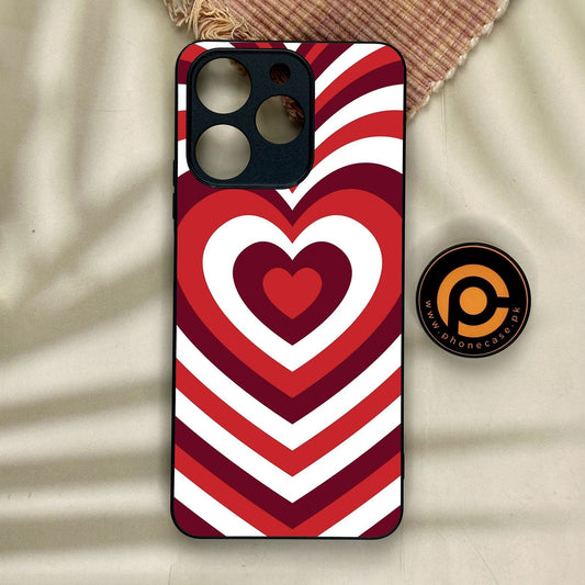 Realme Note 70 - Heartbeat Design 5 - Premium Metal Printed Soft Bumper Shock Proof Case