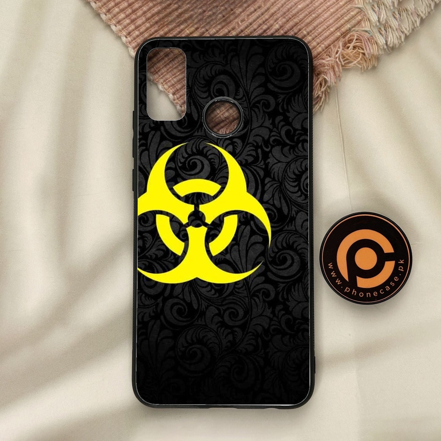 Honor 9X Lite - Biohazard Design 10 - Premium Metal Printed Soft Bumper Shock Proof Case