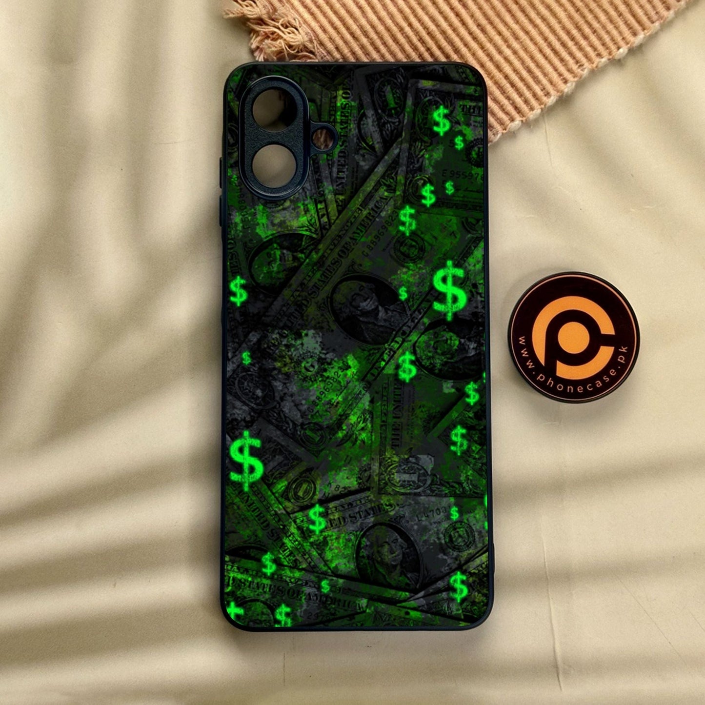 Samsung Galaxy A07 - Dollar Design 5 - Premium Metal Printed Soft Bumper Shock Proof Case