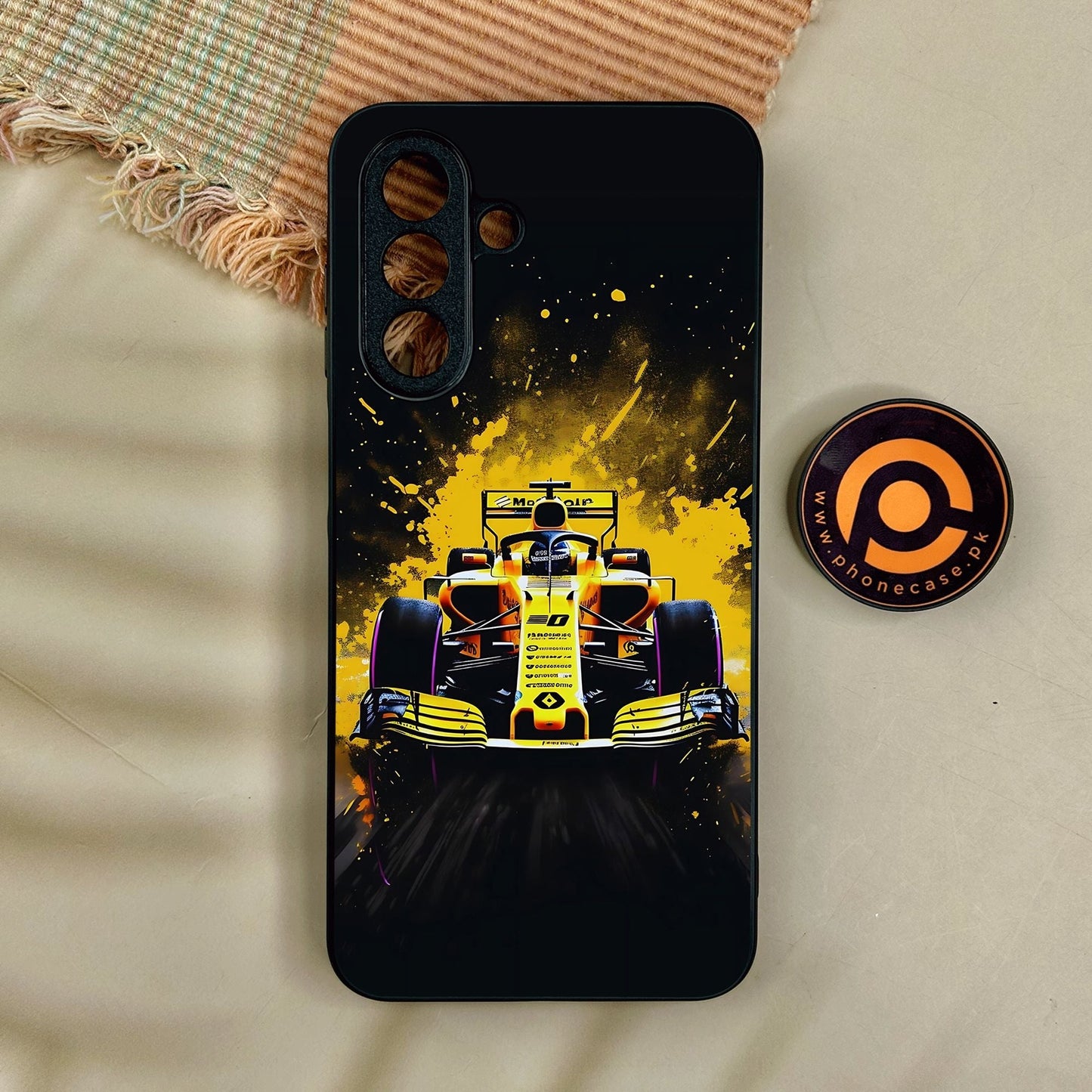 Samsung Galaxy A17 - Formula 1 Design 5 - Premium Metal Printed Soft Bumper Shock Proof Case