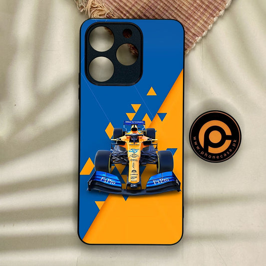 Realme Note 70 - Formula 1 Design 7 - Premium Metal Printed Soft Bumper Shock Proof Case