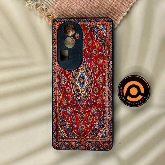 Oppo Reno 10 Pro Plus - Persian Rug Design 2 - Premium Metal Printed Soft Bumper Shock Proof Case