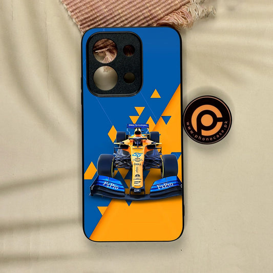 Xiaomi Redmi 15C - Formula 1 Design 7 - Premium Metal Printed Soft Bumper Shock Proof Case