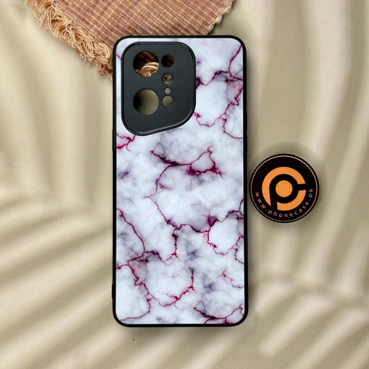 Oppo Find X5 Pro - White Design 1 - Premium Metal Printed Soft Bumper Shock Proof Case