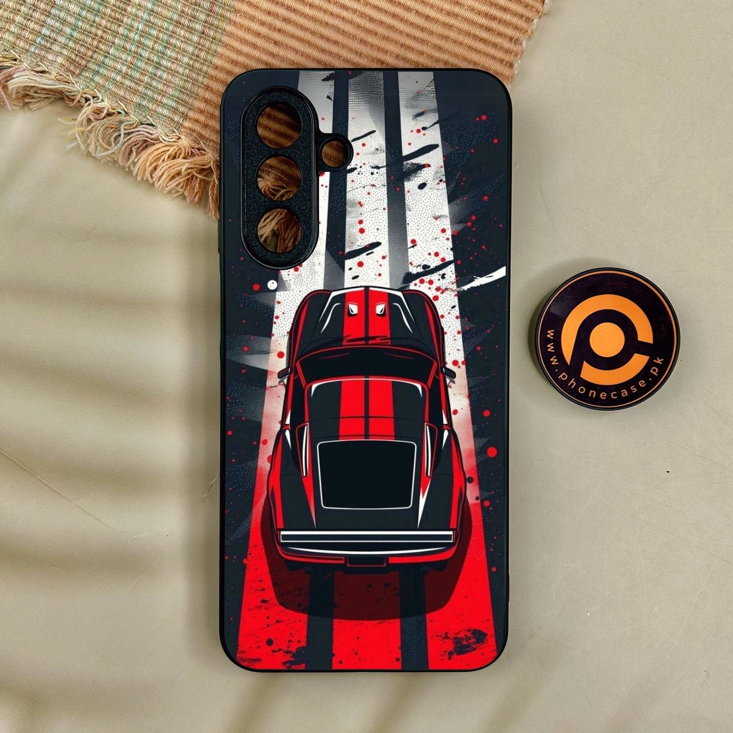 Samsung Galaxy A17 - Top-Down Track - Premium Metal Printed Soft Bumper Shock Proof Case