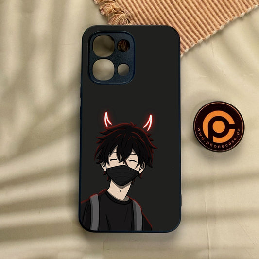 Oppo A6 Pro - Anime Series Design 7 - Premium Metal Printed Soft Bumper Shock Proof Case