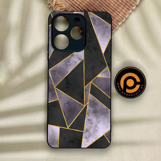 Realme Note 70 - Geometric Design 8 - Premium Metal Printed Soft Bumper Shock Proof Case